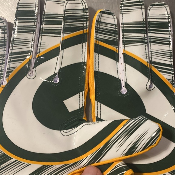 Nike NFL Receiver Gloves - Green Bay Packers - Picture 3 of 4